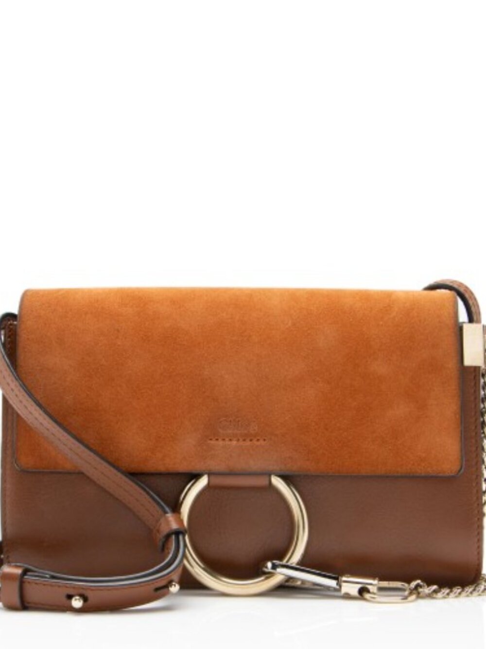 Chloe Faye Leather Shoulder Bag - Picture 2 of 5